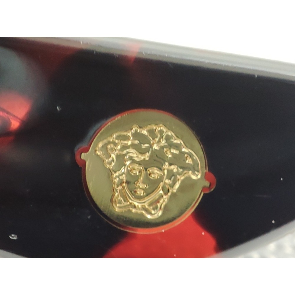 Versace MOD 3170-B 5026 Burgundy Tortoise Medusa Crystals Eyeglasses 52-16-135 - Picture 13 of 13